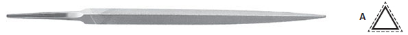 LP1360 Напильник трехгранный, стандартный